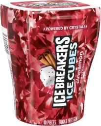 Ice Breakers Ice Cubes cinnamon sugar free gum 92g
