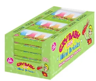 Nik-L-Nip Cry baby sour wax bottles 12pcs 79g