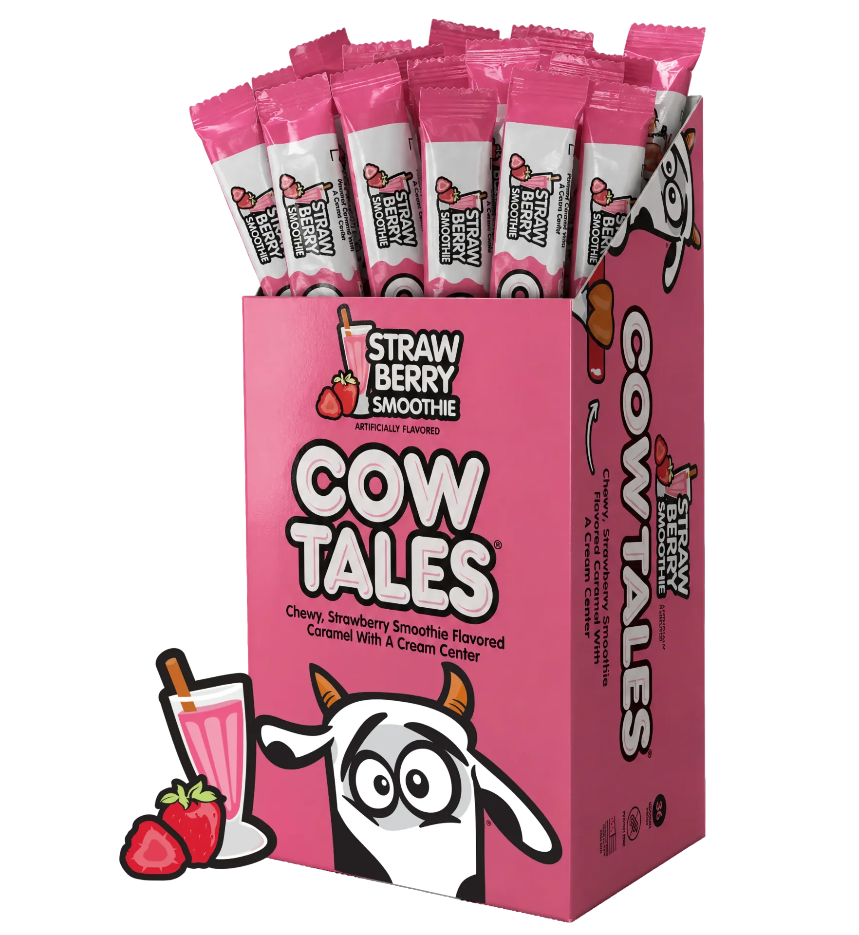 Goetzes Strawberry Smoothie Mini Cow Tales 113g