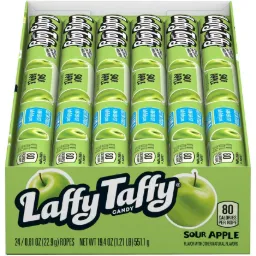 Laffy Taffy Sour Apple Ropes 24pcs 552g