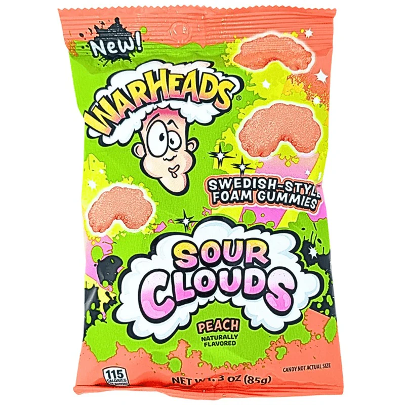 WarHeads Sour Clouds Peach 85g