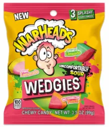 WarHeads Wedgies Peg Bags 99g