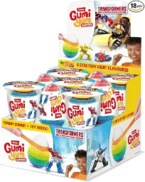 GUMI YUM SURPRISE TRANSFORMERS 26G GUMMY & TOY