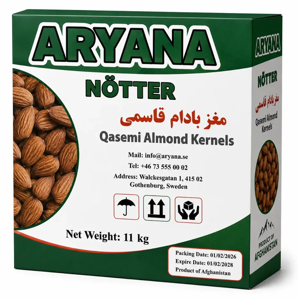ARYANA Qasemi Almond Kernels – 1 kg