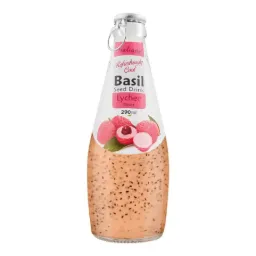 [17090030413376] Basil Seed A Drink Lychee 24x290ml