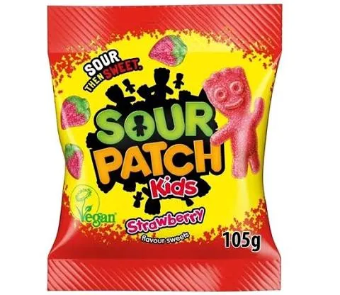 Sour Patch Kids Strawberry – 10 × 105g