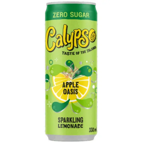Calypso Apple Oasis Sparkling Lemonade – 12 × 330 ml