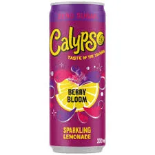 Calypso Berry Bloom Sparkling Lemonade – 12 × 330 ml