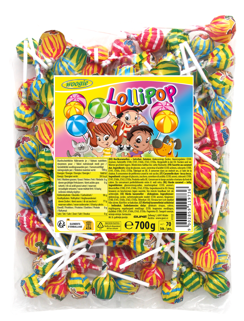 Lollipops 700g (70x10g)