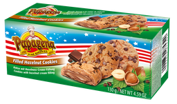 [88368] Choco chip cookies with hazelnut cream filling 18x130g