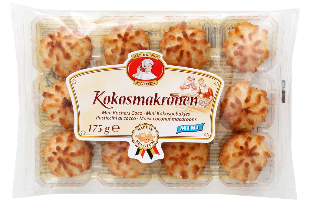 Coconut macaroons mini 14x175g