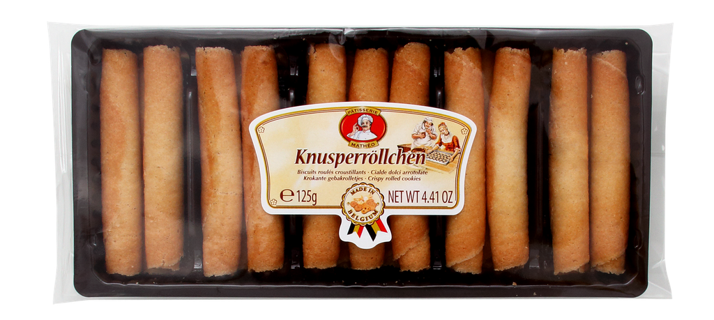 Crispy rolled cookies 125g