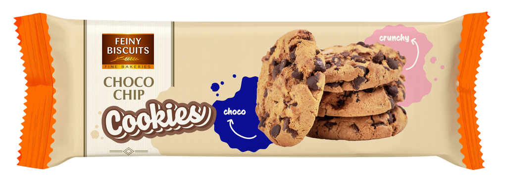 Cookies with chocolate chips 24x125g