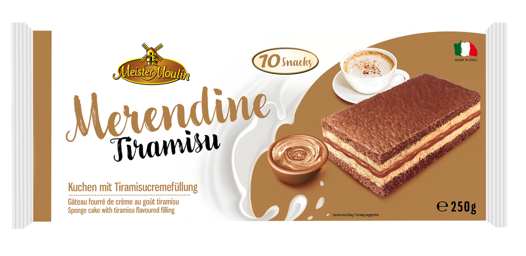 Biscuit snack with tiramisu cream 250g