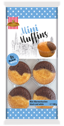 [84920] Mini muffins black & white 8 pcs. 15x180g