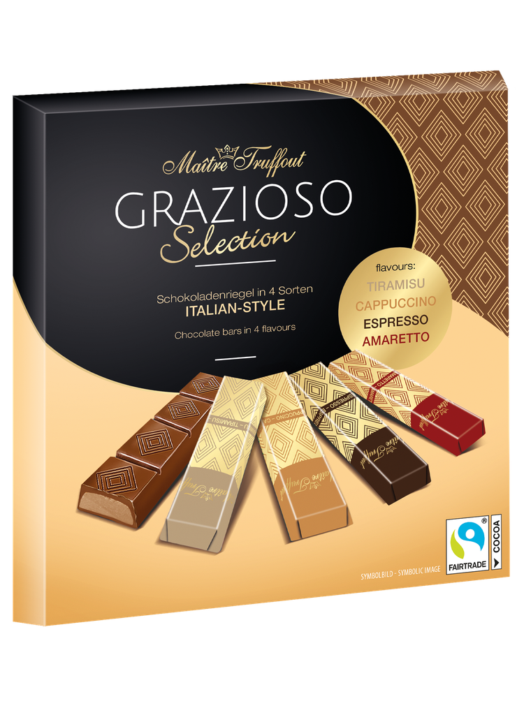 Grazioso Selection Italian Style Praline Bars 25×200g