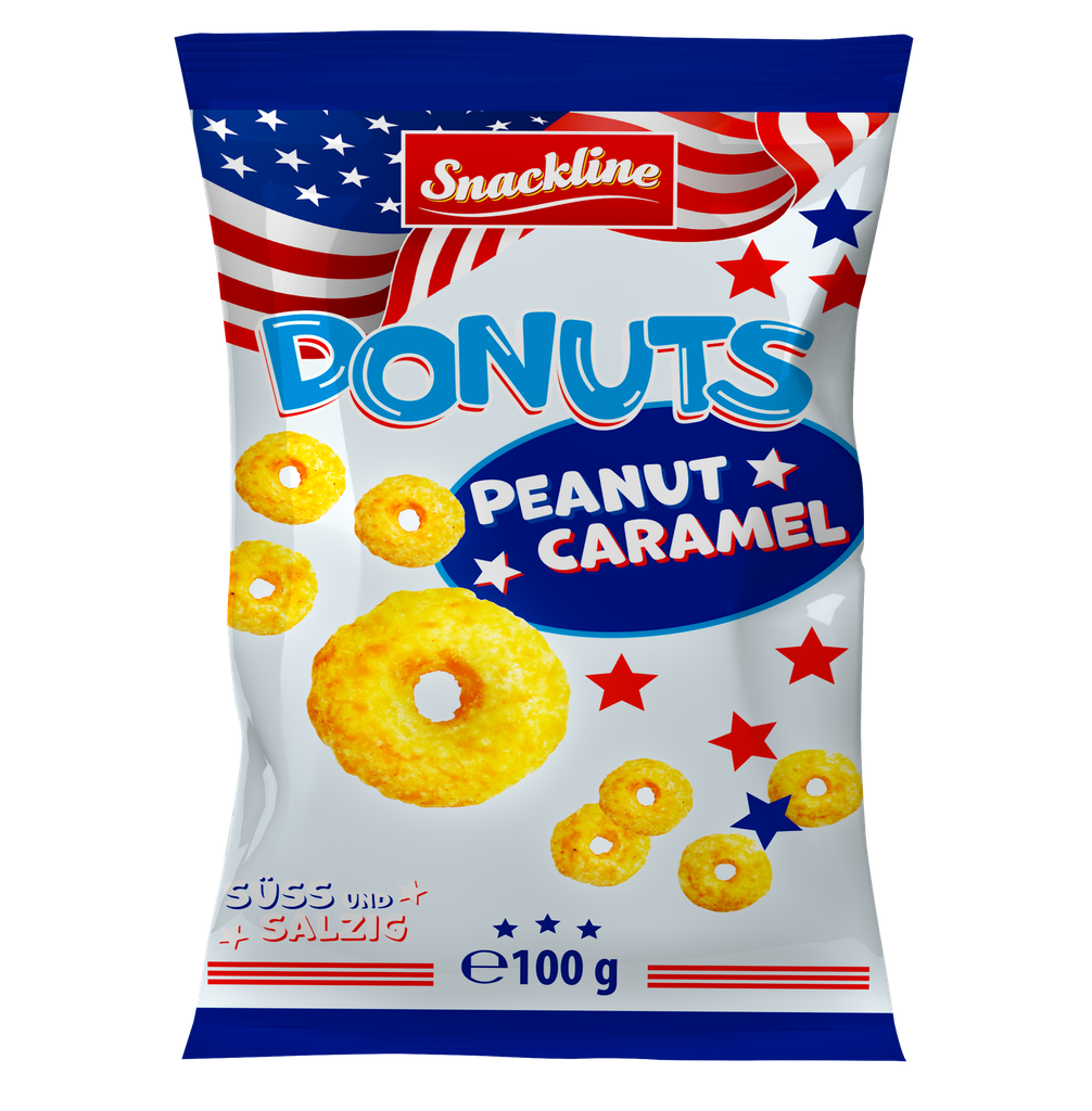 Donut Rings Caramel-Peanut 25×100g