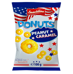 [96266] Donut Rings Caramel-Peanut 25×100g