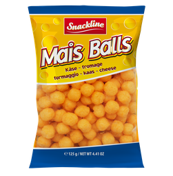 [84728] Cheese balls corn snack salted 20×125g