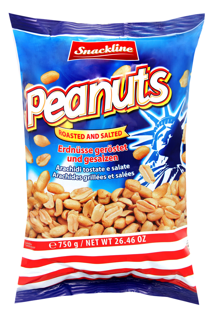 Roasted peanuts with salt 750g