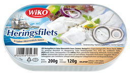 [85871] Herring fillets in horseradish sauce 10x200g