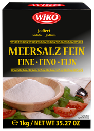 [87508] Sea salt fine iodized 12x1kg