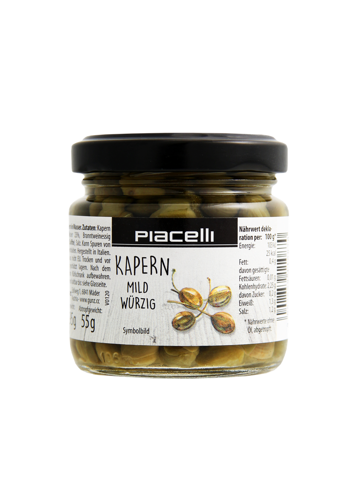 Capers mild-aromatic 12x95g