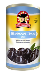 [85674] Blackened olives – pitted 12x350g