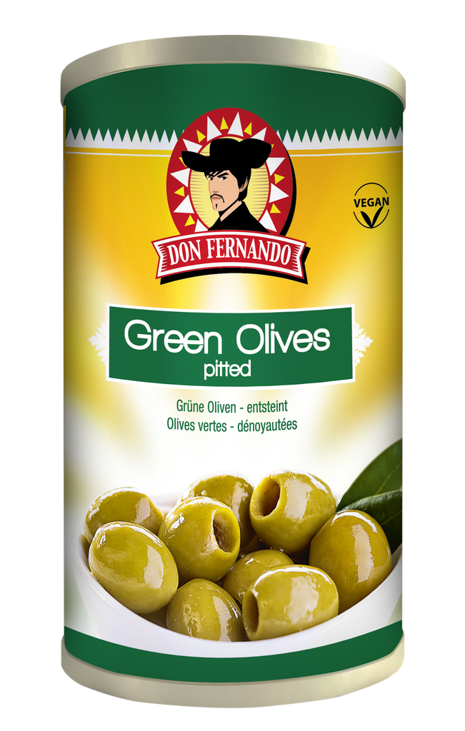 Green olives – pitted 12x350g
