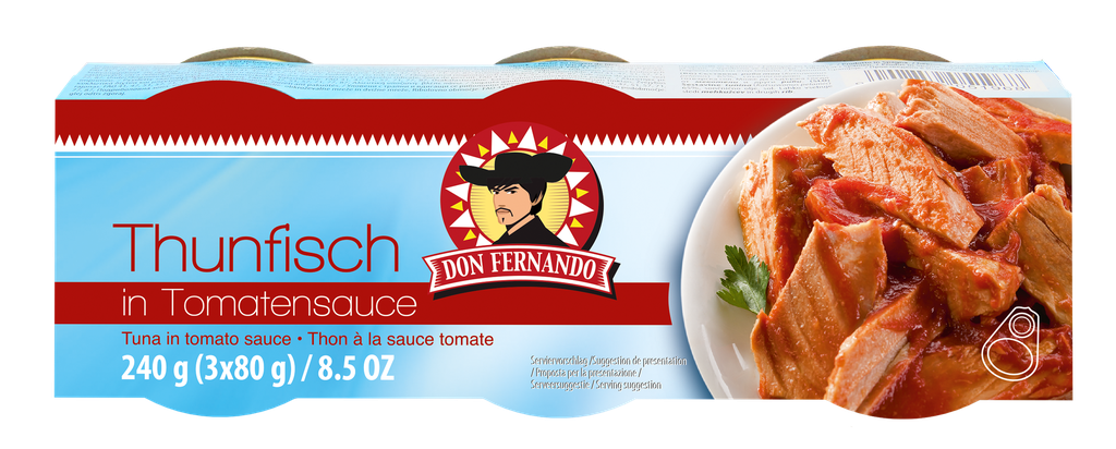 Tuna in tomato sauce (3x80g) 32x240g