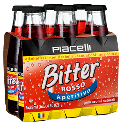 [87393] Aperitif bitter rosso 6x98ml (4Pcs/Box)