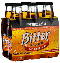 [87395] Aperitif Bitter Yellow 6x98ml (4Pcs/Box)