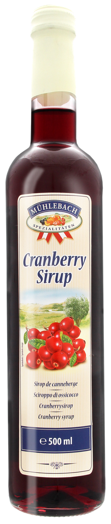Syrup cranberry 6x0,5L
