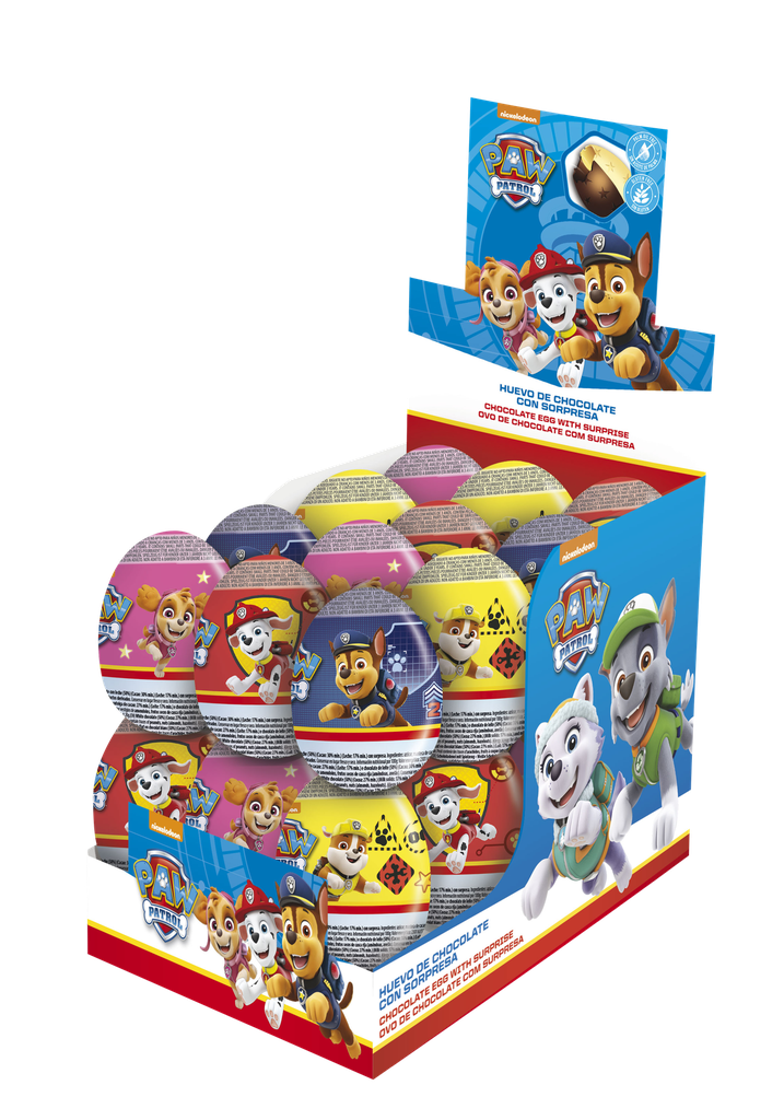Paw Patrol surprise egg 48x20g counter display