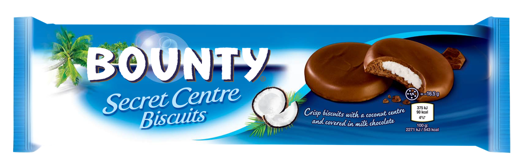 Bounty Secret Centre Biscuits 12×132g
