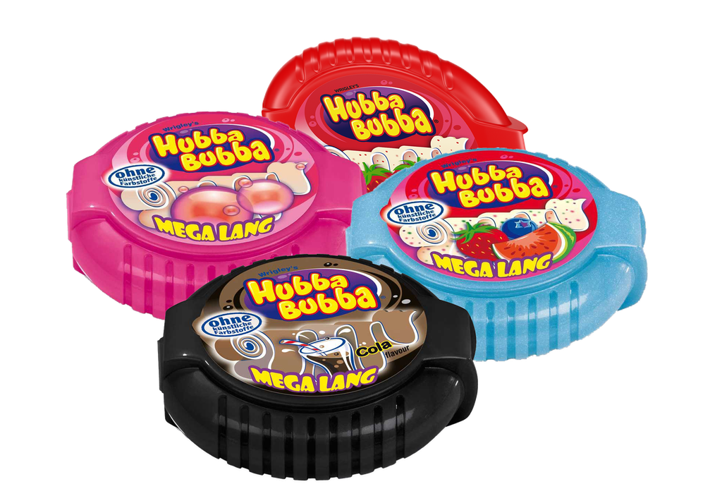 Chewing gum Hubba Bubba bubble tapes mixed box 36x56g