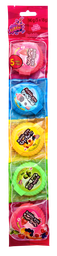 [91086] Bubble gum rolls 5 flavours (5x18g) 24x90g