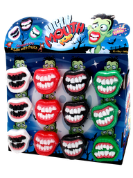 [91093] Scary dentures lollipops 12x15g counter display