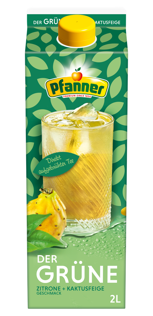 Green tea lemon+prickly pear 6x2l