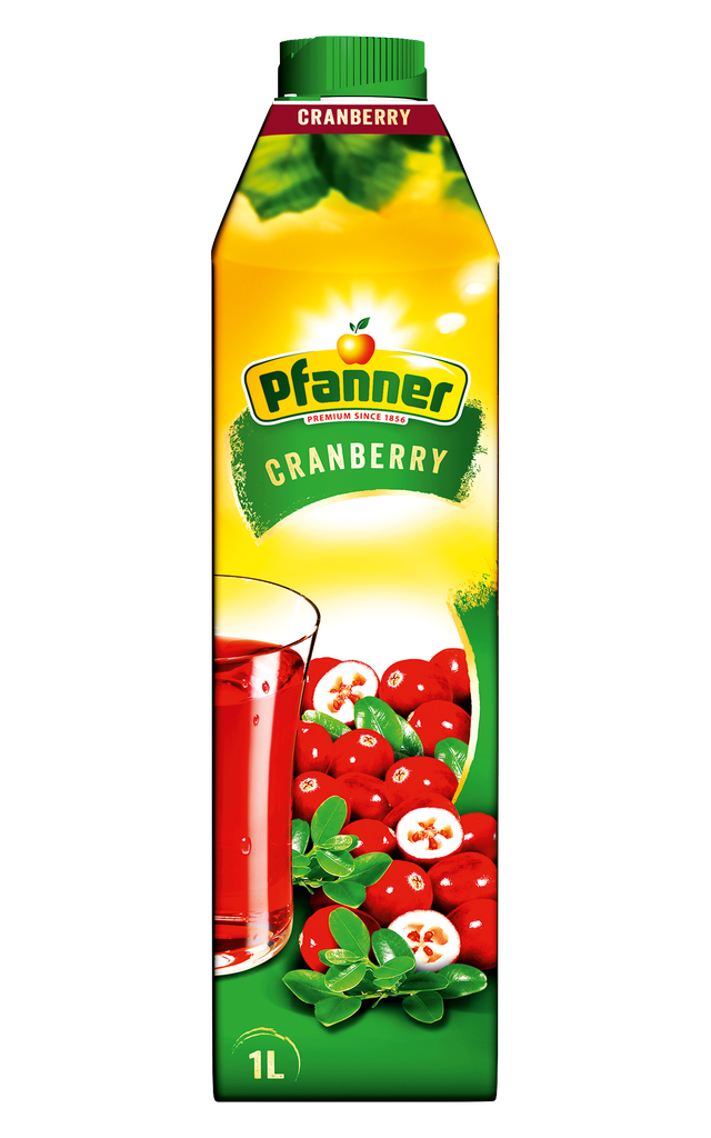 Cranberry juice 20% 1L