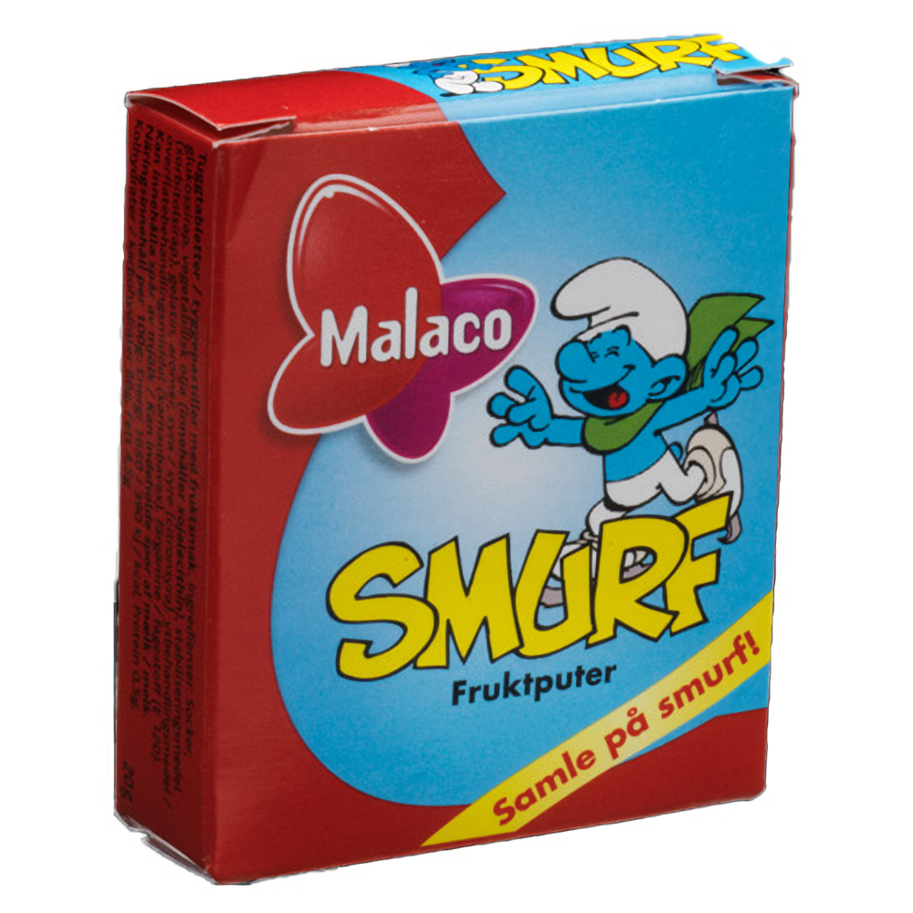 Malaco Smurf Fruktputer 60x20G