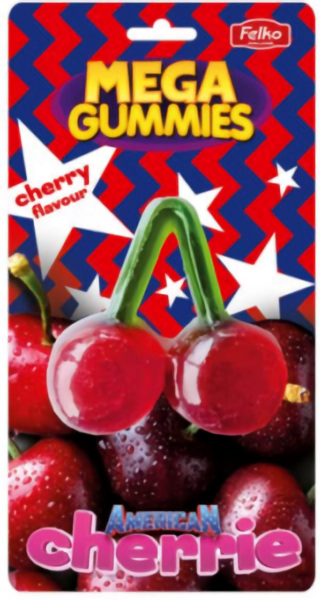 Mega Gummies American Cherry 11x120g