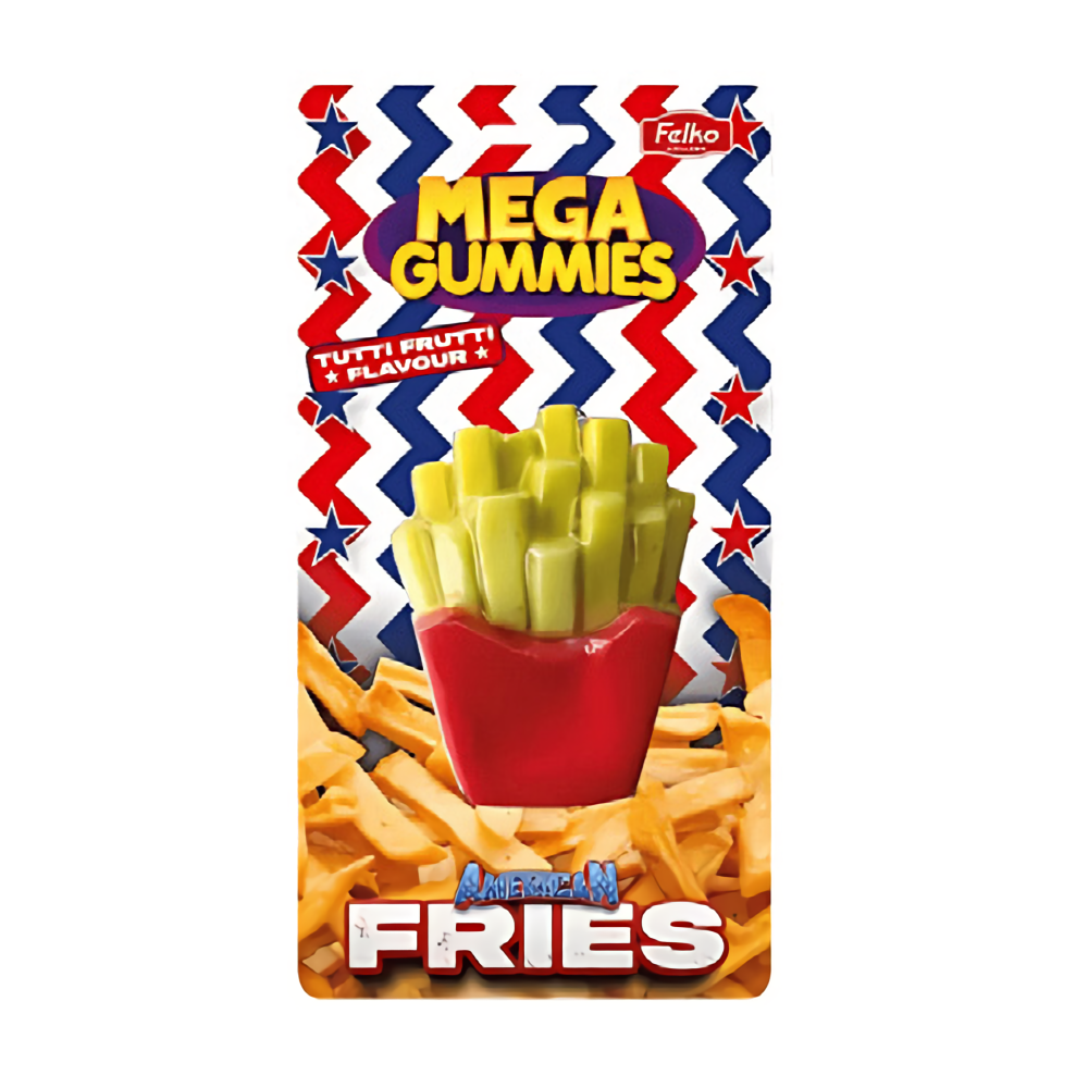Mega Gummies American Fries 11x120g