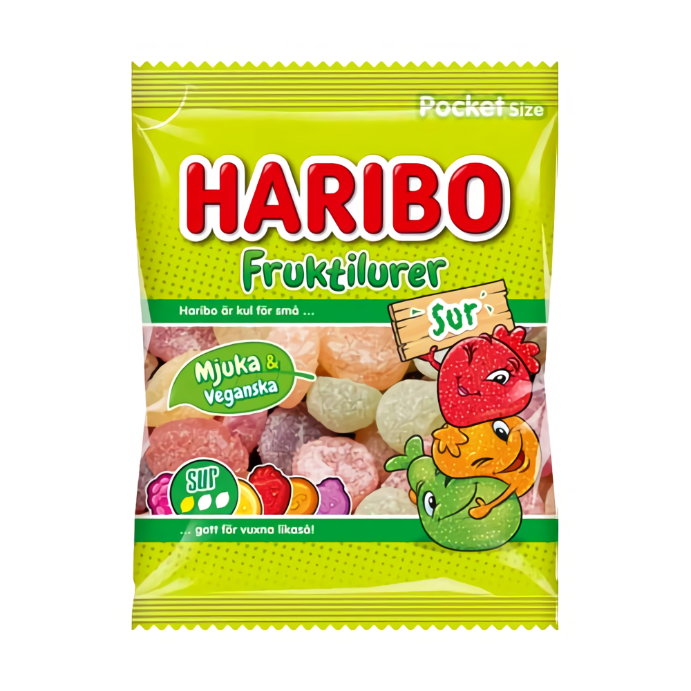 Fruktilurer Sour 24x75g