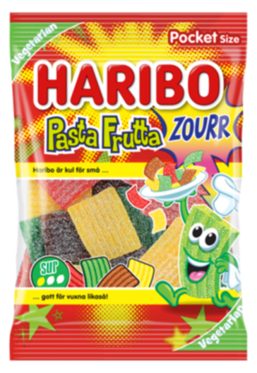 Haribo Pasta Frutta Zourr 26x80g