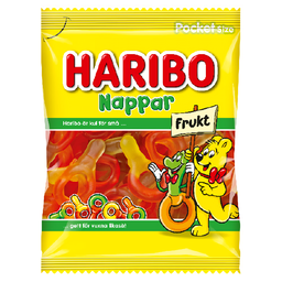 [225-9372] Haribo NAPPAR FRUKT 24x80g
