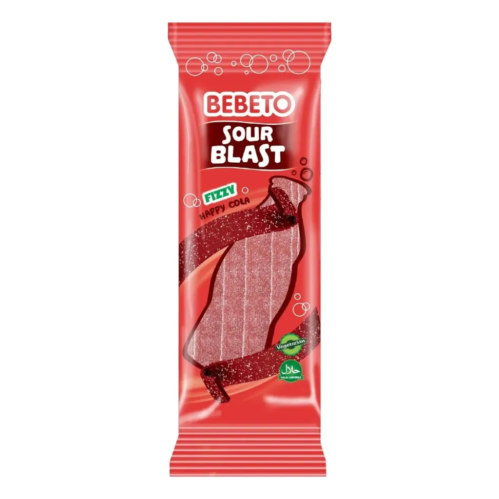Bebeto WACKY STICKS FIZZY COLA