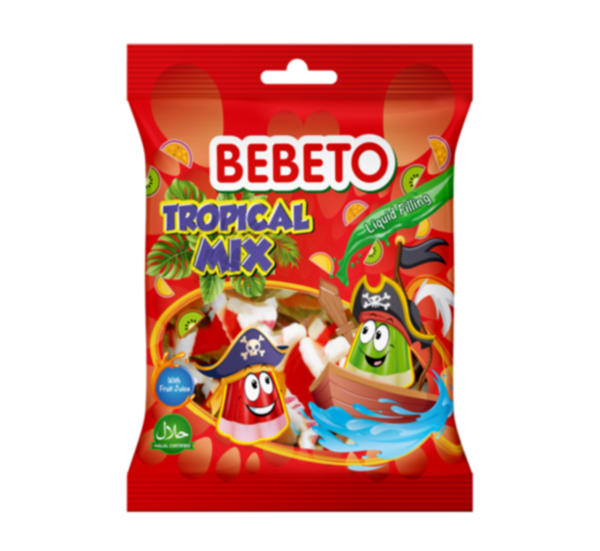 BEBETO TROPICAL MIX 12X80G