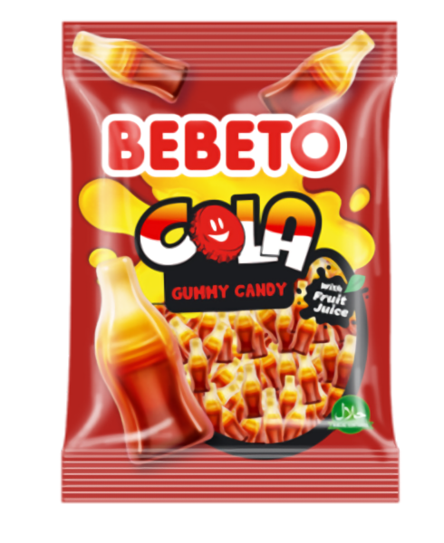 BEBETO COLA BOTTLES 12X80G