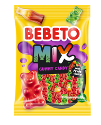 BEBETO MIX GUMMY CANDY 12X80G